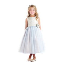 Sweet Kids Gold Jacquard Top/Tuelle Skirt