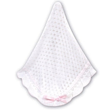 Sarah Louise Shawl-White/Pink